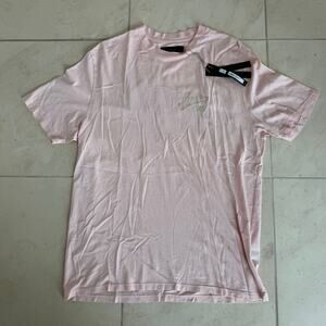 AMIRI Pink Logo Jersey Tee Shirt Medium Made in USA NWT